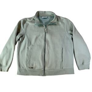 Speedo Full Zip Sweatshirt Unisex Green w/ 2 Pockets